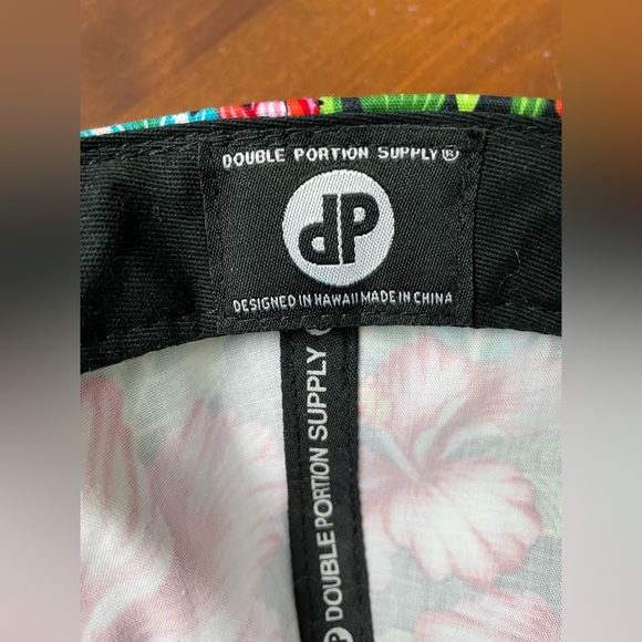 ALOHA Embroidered Floral Tropical Baseball Hat Cap Black Pink Green Blue Hawaii - Picture 11 of 13